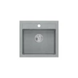 Kép 1/3 - Quadron JOHNNY 110 gránit (500x470 mm, 1 medence) silver stone