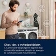 Kép 14/14 - Electrolux EW8D495MCE 30.000Ft-os IKEA KUPON UltraCare Hőszivattyús szárítógép, 3DSense, A+++  energiaosztály, 9 kg, inverter motor, Wifi