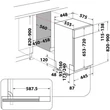 Kép 4/4 - Whirlpool WSBC3M27X Beépíthető kezelőpaneles keskeny mosogatógép, 10 teríték, 9 L , 6 program