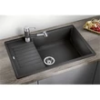 Kép 3/10 - BLANCO ZIA XL 6 S Compact Silgranit mosogatótálca, fehér, excenter nélkül