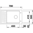 Kép 3/5 - BLANCO ELON XL 6 S Silgranit mosogatótálca palaszürke exc.InF