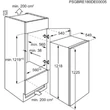 Kép 3/3 - Electrolux LRB3AE12S Beépíthető hűtőszekrény, 122 cm