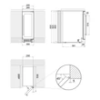 Kép 2/3 - Pando PVZB 30-16XL Borhűtő - pult alá építhető, inox, balos, fogantyúval, 16 palack