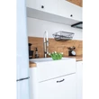 Kép 1/3 - Laveo Komodo 60 gránit mosogató, fehér SBK 610A - amerikai farmhouse stílus
