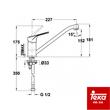 Teka MT Plus MTP 913 469130200 Egykaros álló mosogató csaptelep Króm