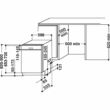 Whirlpool WBC3C34 PF X beépíthető kezelőpaneles mosogatógép, 3. kosár
