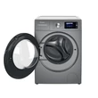 Kép 3/6 - Whirlpool W6 98S SILENCE EE elöltöltős gőzfunkciós mosógép, 9 kg, 1400 f, FreshCare funkció, magyar szöveges kijelző, extra csendes DirectDrive motor, Stop&Add, ezüst szín