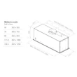 Kép 2/2 - Pando EVO/780.11 inox beépíthető páraelszívó