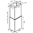 Kép 2/3 - Ciarko Design Cube W Gold sziget páraelszívó