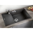 Kép 2/8 - BLANCO ZIA XL 6 S Compact SILGRANIT mosogató, törtfehér