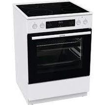Gorenje GECS6C70WPA elektromos kerámialapos tűzhely, multifunkciós sütő, teleszkópos sütősín. lassú ajtózár, gőz,fehér