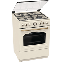 Gorenje GKS6C70CLI szabadonálló kombinált tűzhely, Classico Design, 60 cm