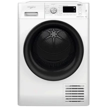 Whirlpool FFTM118X3BYEE Hőszivattyús szárítógép öntisztító szűrővel, "A+++" energiaosztály, 8 kg, digitális kijelző, 6. Érzék funkció, fehér gép, fekete ajtó fekete kerettel