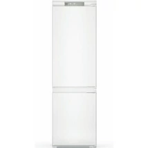 Whirlpool WHC18T594 Beépíthető kombinált hűtő, 182 l/68 l, 6. Érzék Freeze Control, Total No Frost technológia, Metal Multiflow,  LED prémium világítás, digitális kijelző érintő gombokkal, palacktartó, FreshBox+