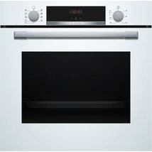 Bosch HBA534BW3 Önállóan beépíthető sütő - Serie4 - fehér- 71 l sütőtér - 7 funkció -  Energiaosztály: A+ - EcoClean hátfal - 1-szintű teleszkópos sütősín