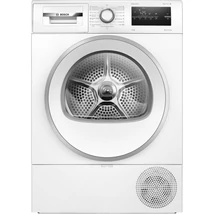 Bosch WTH85293BY Hőszivattyús kondenzációs szárítógép, Serie4, 8kg,  A++, Fehér-inox ajtó, EasyClean kondenzátor, TouchControl kijelző