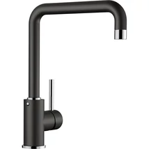 BLANCO MILI csaptelep, fekete, SILGRANIT-Look, HD
