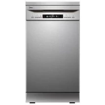 Midea MFD45S350S-HR szabdonálló keskeny mosogatógép, inox  - 10 teríték, 44dB, három kosaras 5 ÉV GYÁRI GARANCIÁVAL!