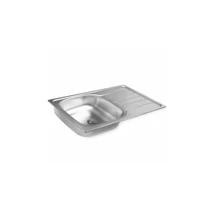 Artenova AE 7650 mosogatótálca (760x435 mm, 1 medence+csepptálca) komplett 3 1/2" szifoncsomaggal