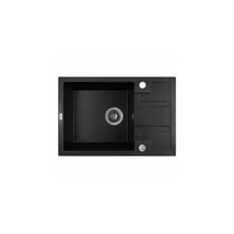 Laveo Barbados mini gránit mosogató, fekete SBB 713T