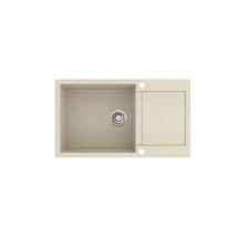 EVIDO Cubo XL 6S compact gránit mosogató, 860 x 500 mm, bézs