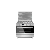 NOVACOOK F9S50E6HIIX szabadonálló tűzhely 90cm széles Inox