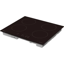 Tesla HI6401MB beépíthető indukciós főzőlap, 4 zóna, 60 cm, érintővezérlés, 9 fokozat, gyerekzár, időzítő, 7 kW, 1 booster zóna