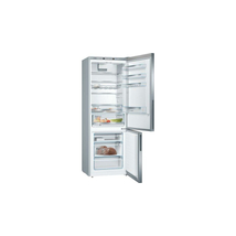 Bosch KGE49AICA Szabadonálló alulfagyasztós hűtő-fagyasztó kombináció, Szálcsiszolt acél (ujjlenyomat-mentes)