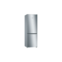 Bosch KGN36NLEA Szabadonálló alulfagyasztós hűtő-fagyasztó kombináció, Szálcsiszolt acél színű