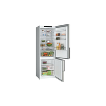 Bosch KGN49VICT Szabadonálló alulfagyasztós hűtő-fagyasztó kombináció, Szálcsiszolt acél (ujjlenyomat-mentes)