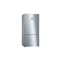 Bosch KGN86AIDR Szabadonálló alulfagyasztós hűtő-fagyasztó kombináció, Szálcsiszolt acél (ujjlenyomat-mentes)