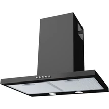 Kluge fali T-alakú fekete páraelszívó, 60cm
