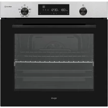 Kluge beépíthető multifunicós inox/fekete sütő, 78L