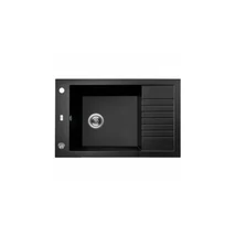 Laveo Pionier gránit mosogató, fekete SBR 713T