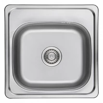 Operis STANDARD 1M Egymedencés mosogató, Szín: Natúr inox