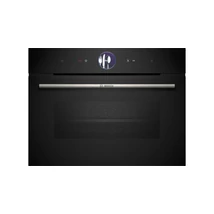 BOSCH CSG7361B1 Beépíthető kompakt gőzsütő - Serie8 - Fekete - HomeConnect - 21 funkció