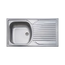 Donau DE 129 mosogatótálca (780x440 mm, 1 medence+csepptálca) komplett 1 1/2" szifoncsomaggal (1043)