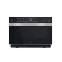 Whirlpool MWSC 933 SB Szabadonálló mikró, 33 L, ezüst-fekete szín, 3D MIKROHULLÁM + GRILL + CRISP + HŐLÉGBEFÚVÁS funkció, 10 Speciális funkcióval