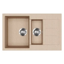 EVIDO CUBO 6 S Compact gránit mosogató, 800 x 500 mm, avena