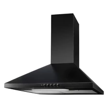 EVIDO ONDA 60B kürtős fali páraelszívó, 60 cm, fekete/króm