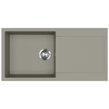 EVIDO CUBO XL 6 S gránit mosogató, 1000 x 500 mm, platina