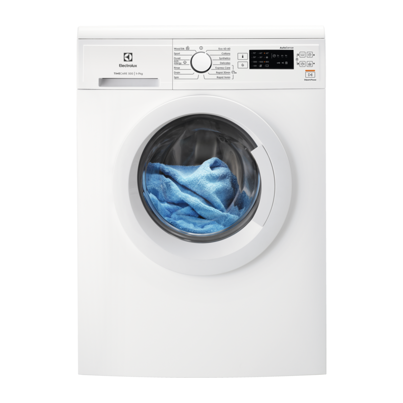 Electrolux EW2TN527W TimeCare elöltöltős mosógép, 7 kg, 1200 f/p., inverter motor