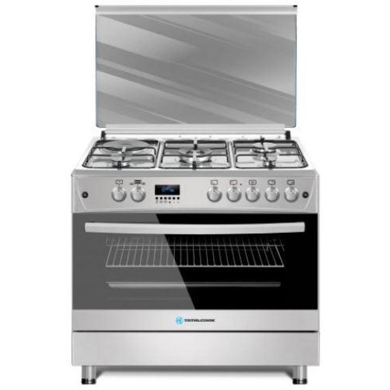 NOVACOOK F9S50E6HIIX szabadonálló tűzhely 90cm széles Inox