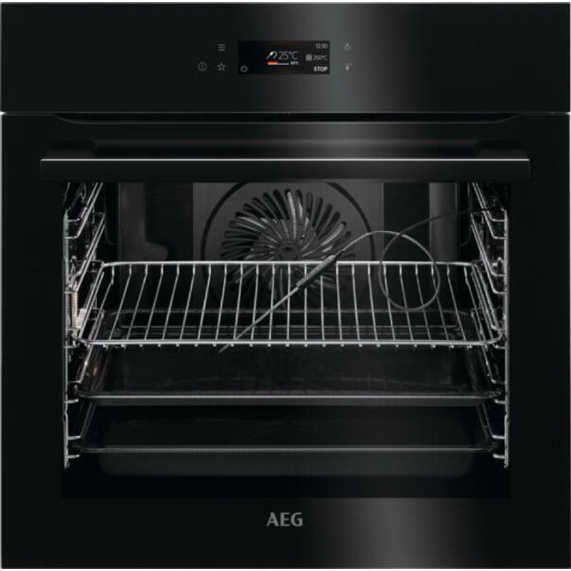 AEG BPE742380B Beépíthető sütő, maghőmérő, pirolitikus tisztítás