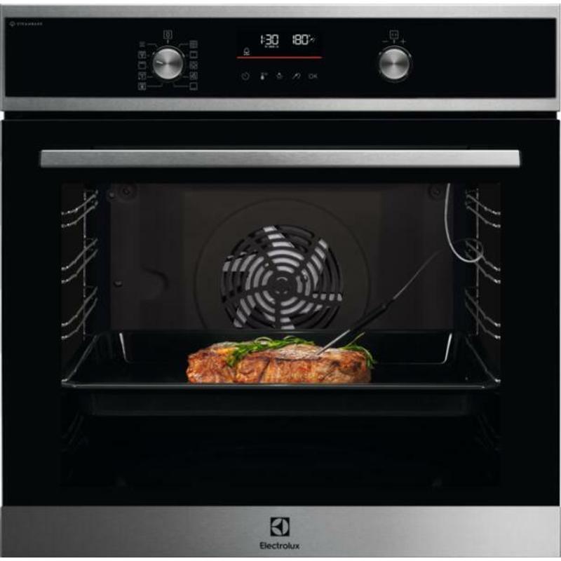 Electrolux EOD6C77X SteamBake beépíthető sütő gőzfunkcióval, maghőmérő,  LED kijelző