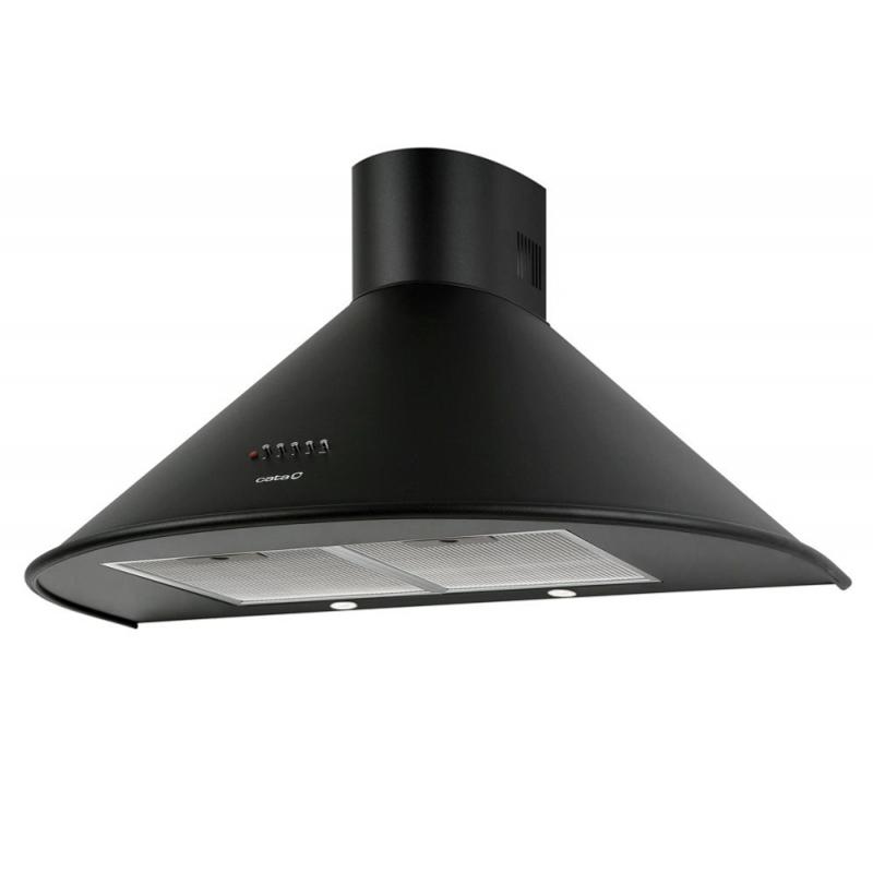 Cata Q-7760 BK/L fekete LED fali páraelszívó