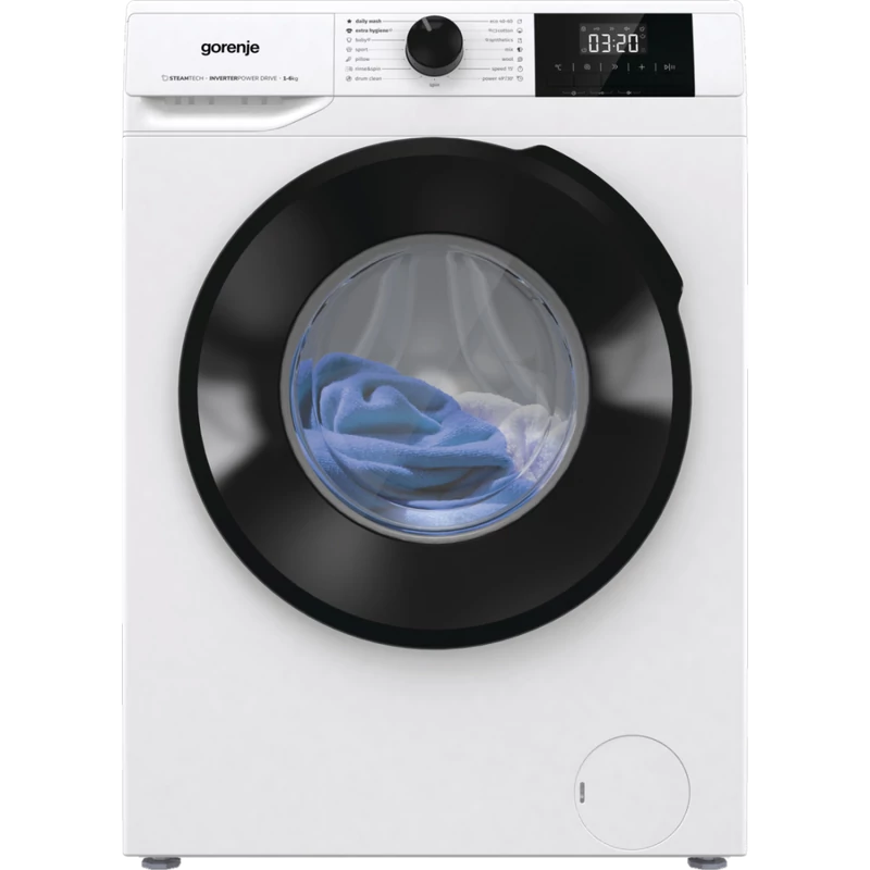 Gorenje W3NGPI72SBS Keskeny elöltöltős mosógép, 7Kg/1000f, gőzprogramok, 43,5 cm mély