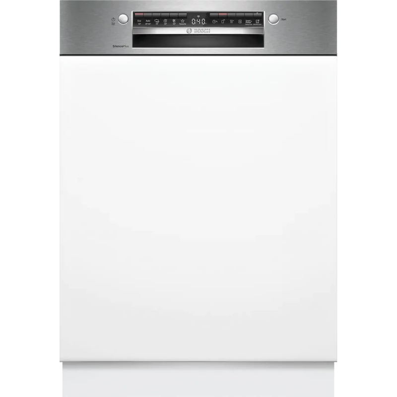 Bosch SMI6ZCS10E Beépíthető kezelőpaneles mosogatógép - Serie 6 - Home Connect - Nemesacél - 14 teríték - Energiaosztály:B - 6 program - 5 opció