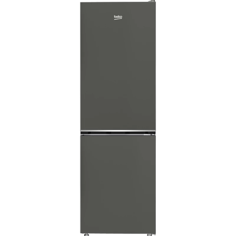 Beko B1RCNA364G szabadonálló alulfagyasztós kombinált hűtő, NoFrost, 186 cm, manhattan szürke