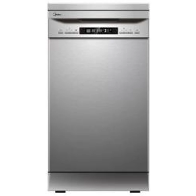 Midea MFD45S350S-HR szabdonálló keskeny mosogatógép, inox  - 10 teríték, 44dB, három kosaras 5 ÉV GYÁRI GARANCIÁVAL!